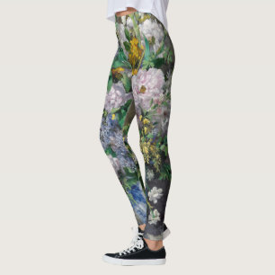 Pierre-Auguste Renoir - Spring Bouquet Leggings