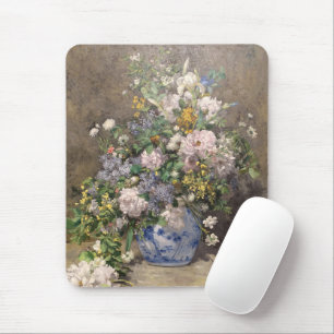 Pierre-Auguste Renoir Spring Bouquet     Mouse Mat