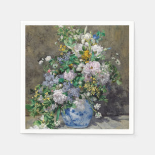 Pierre-Auguste Renoir - Spring Bouquet Napkin