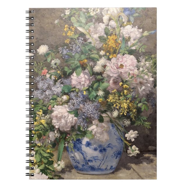 Pierre-Auguste Renoir Spring Bouquet     Notebook (Front)