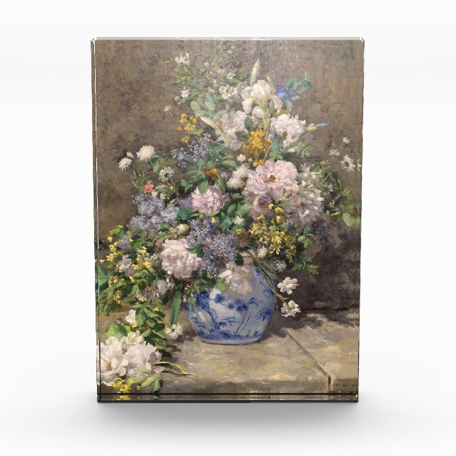 Pierre-Auguste Renoir Spring Bouquet  Photo Block (Front)