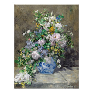 Pierre-Auguste Renoir - Spring Bouquet Photo Print