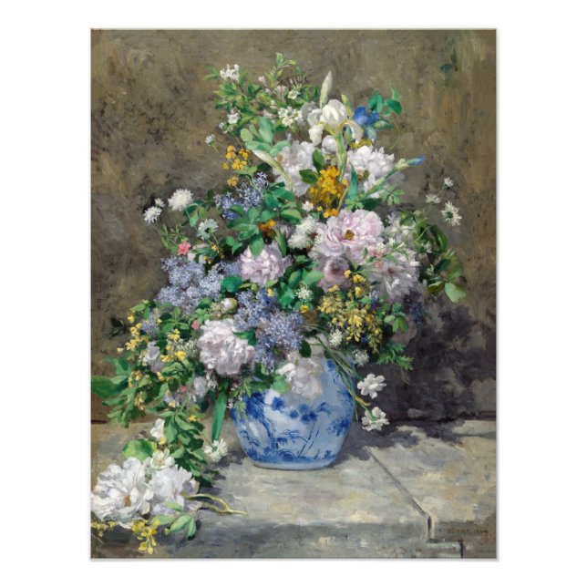 Pierre-Auguste Renoir - Spring Bouquet Photo Print (Front)