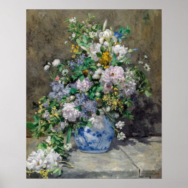 Pierre-Auguste Renoir - Spring Bouquet Poster (Front)