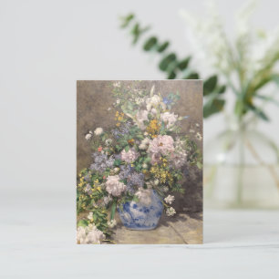 Pierre-Auguste Renoir Spring Bouquet     RSVP Card