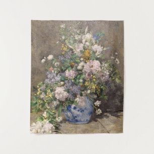 Pierre-Auguste Renoir Spring Bouquet Tapestry
