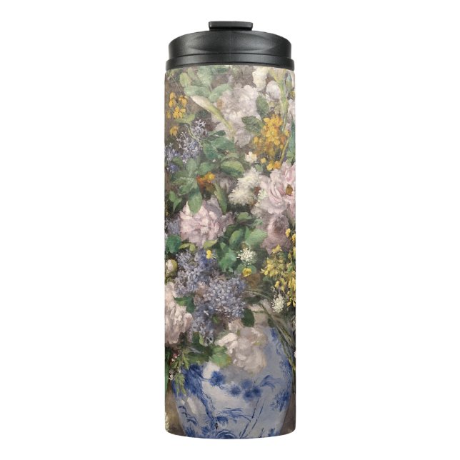 Pierre-Auguste Renoir Spring Bouquet     Thermal Tumbler (Front)