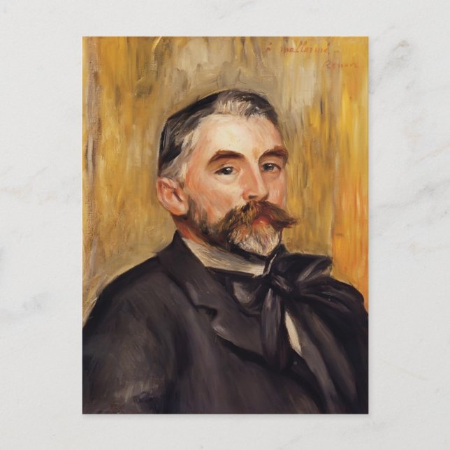 Pierre-Auguste Renoir- Stephane Mallarme Postcard (Front)