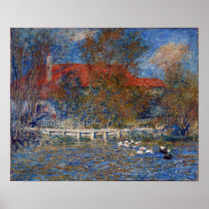 Pierre-Auguste Renoir The Duck Pond Poster