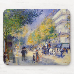 Pierre-Auguste Renoir- The Great Boulevards Mouse Mat