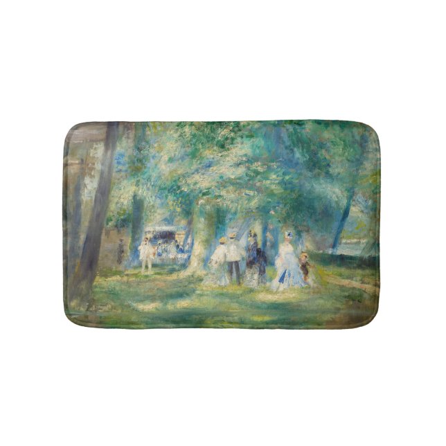 Pierre-Auguste Renoir - The Party at Saint-Cloud Bath Mat (Front)