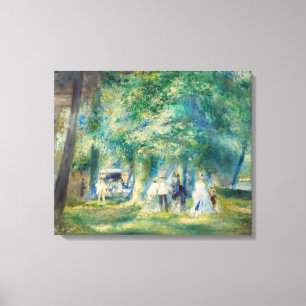 Pierre-Auguste Renoir - The Party at Saint-Cloud Canvas Print