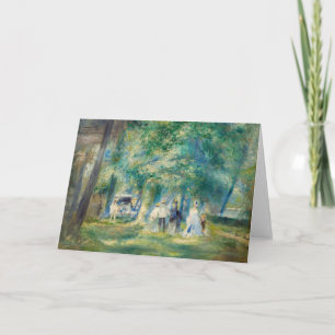 Pierre-Auguste Renoir - The Party at Saint-Cloud Card