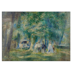 Pierre-Auguste Renoir - The Party at Saint-Cloud Cutting Board
