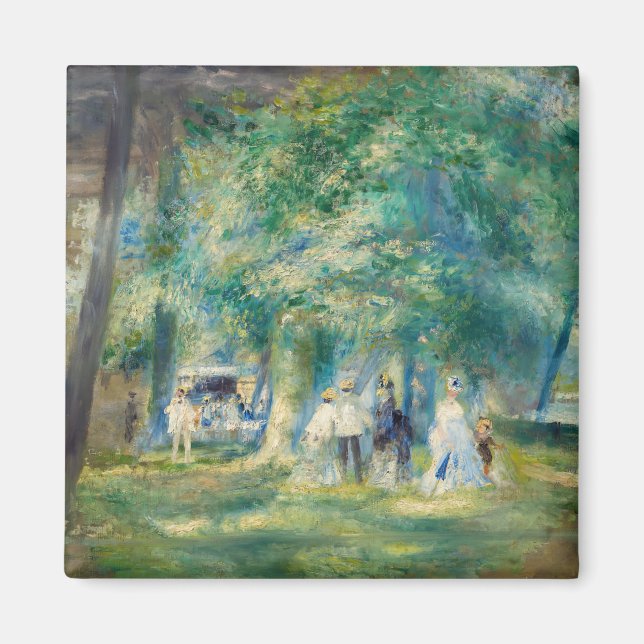 Pierre-Auguste Renoir - The Party at Saint-Cloud Magnet (Front)