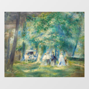 Pierre-Auguste Renoir - The Party at Saint-Cloud Window Cling