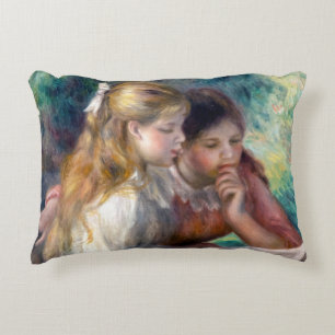 Pierre-Auguste Renoir - The Reading Decorative Cushion