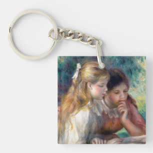 Pierre-Auguste Renoir - The Reading Key Ring