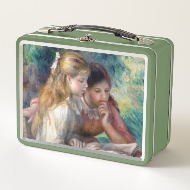 Pierre-Auguste Renoir - The Reading Metal Lunch Box (Front)