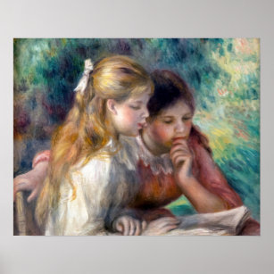 Pierre-Auguste Renoir - The Reading Poster