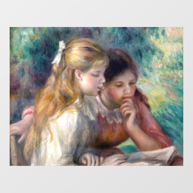 Pierre-Auguste Renoir - The Reading Window Cling (Sheet)