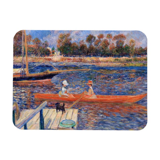 Pierre-Auguste Renoir - The Seine at Argenteuil Magnet (Horizontal)