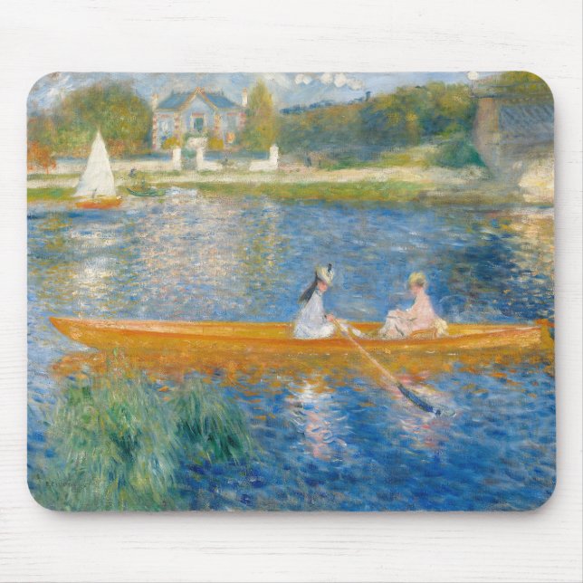 Pierre-Auguste Renoir - The Skiff Mouse Mat (Front)