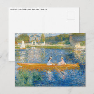 Pierre-Auguste Renoir - The Skiff Postcard