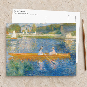 Pierre-Auguste Renoir - The Skiff Postcard