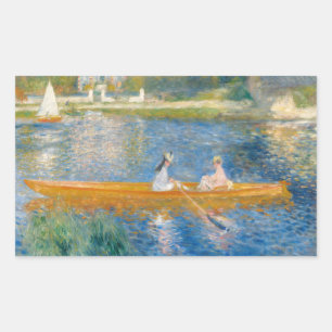 Pierre-Auguste Renoir - The Skiff Rectangular Sticker