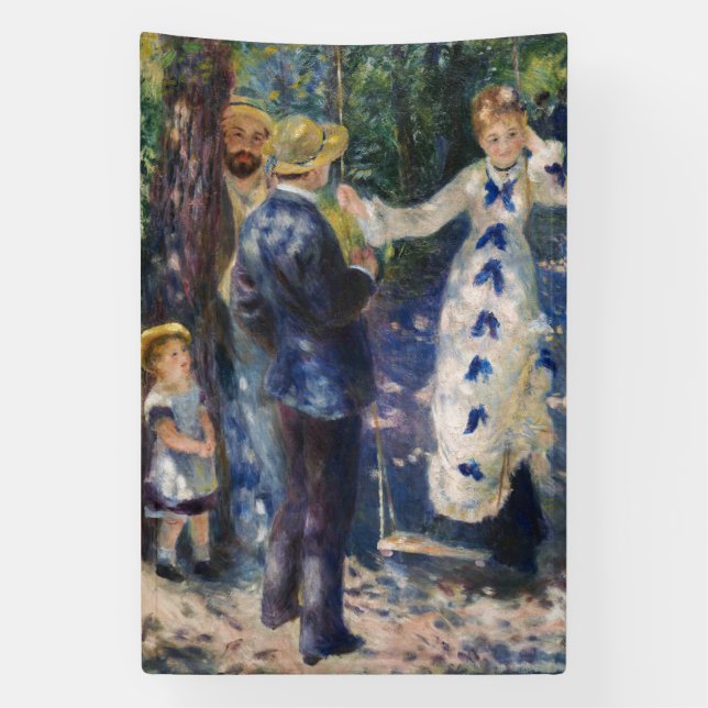 Pierre-Auguste Renoir - The Swing Banner (Vertical)