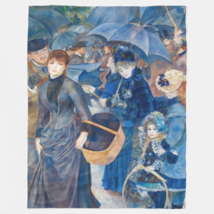Pierre-Auguste Renoir - The Umbrellas Fleece Blanket