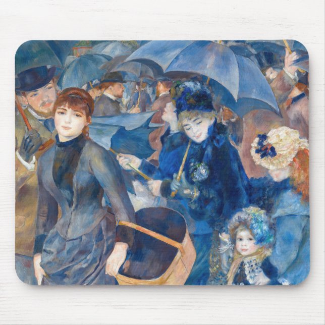 Pierre-Auguste Renoir - The Umbrellas Mouse Mat (Front)