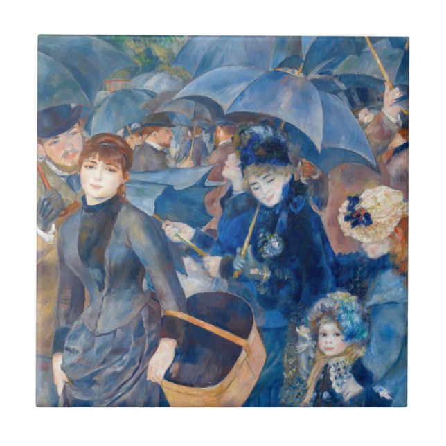 Pierre-Auguste Renoir - The Umbrellas Tile (Front)