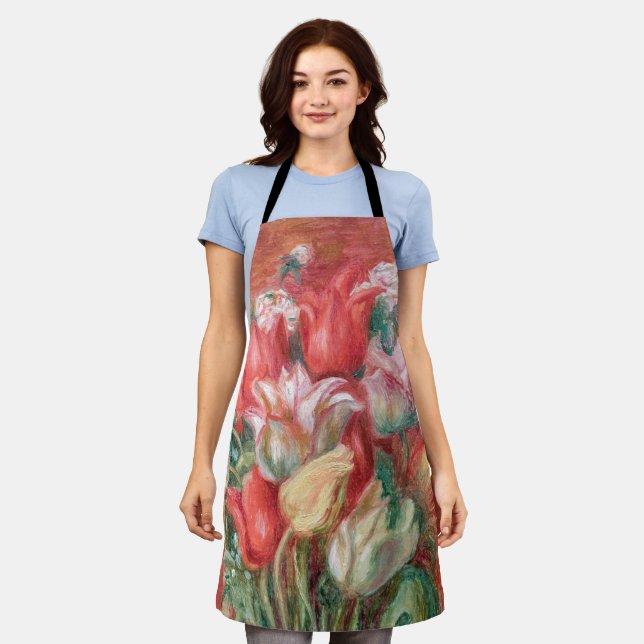 Pierre-Auguste Renoir - Tulip Bouquet Apron (Worn)