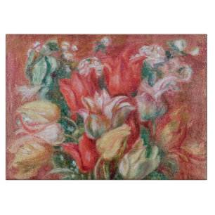 Pierre-Auguste Renoir - Tulip Bouquet Cutting Board