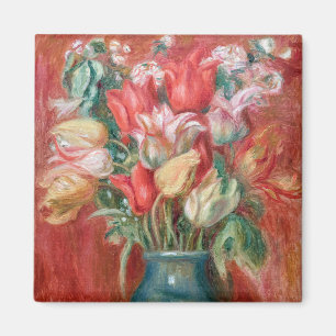 Pierre-Auguste Renoir - Tulip Bouquet Magnet