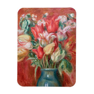 Pierre-Auguste Renoir - Tulip Bouquet Magnet