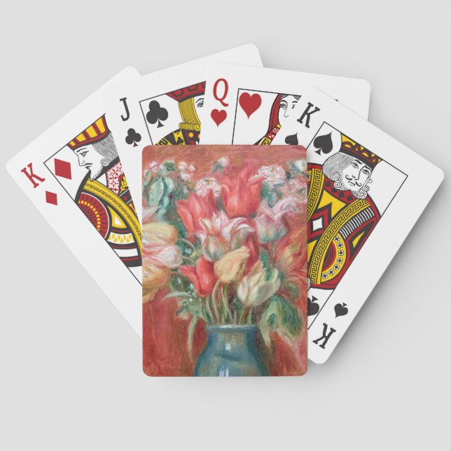 Pierre-Auguste Renoir - Tulip Bouquet Playing Cards (Back)
