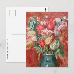 Pierre-Auguste Renoir - Tulip Bouquet Postcard