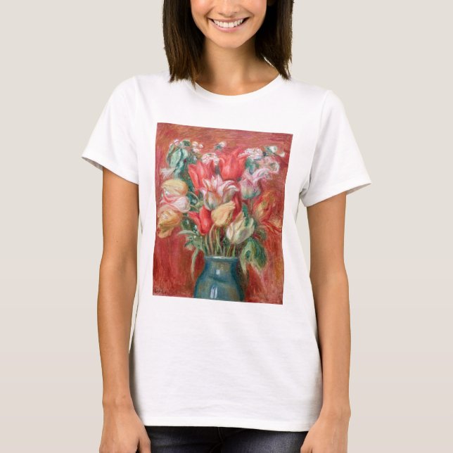 Pierre-Auguste Renoir - Tulip Bouquet T-Shirt (Front)