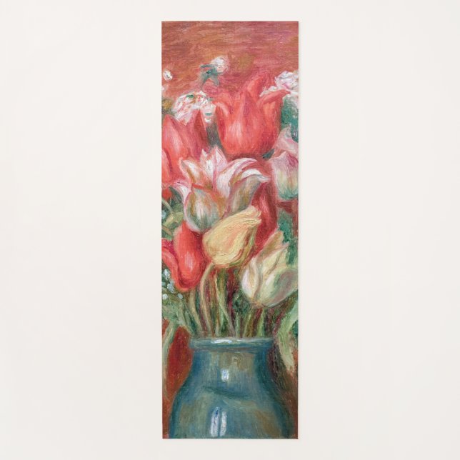 Pierre-Auguste Renoir - Tulip Bouquet Yoga Mat (Front)