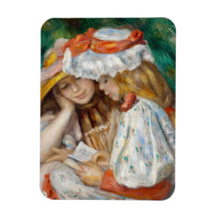 Pierre-Auguste Renoir - Two Girls Reading Magnet
