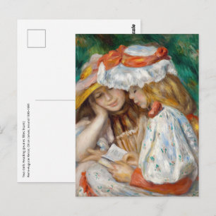 Pierre-Auguste Renoir - Two Girls Reading Postcard