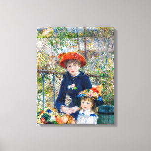 Pierre-Auguste Renoir - Two sisters on the Terrace Canvas Print