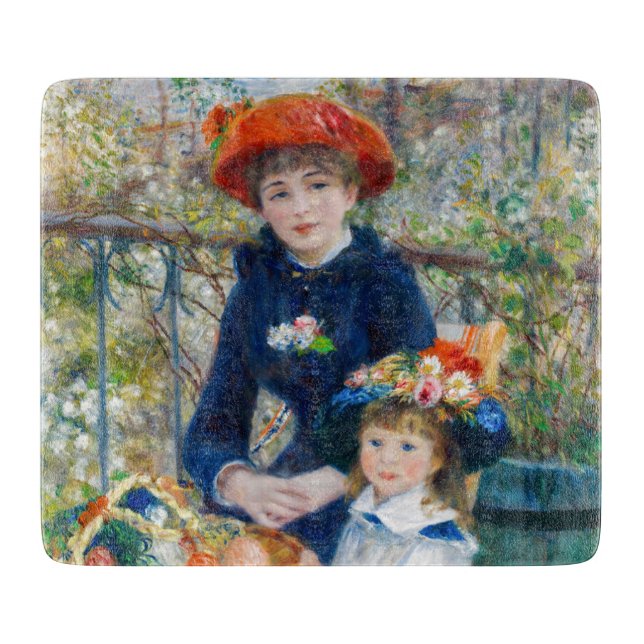 Pierre-Auguste Renoir - Two sisters on the Terrace Cutting Board (Front)