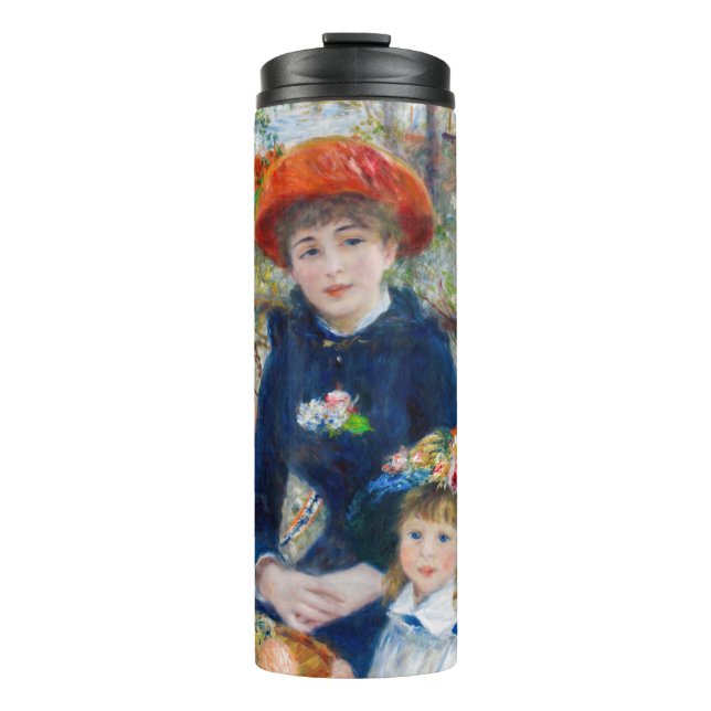 Pierre-Auguste Renoir - Two sisters on the Terrace Thermal Tumbler (Front)