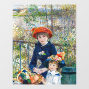 Pierre-Auguste Renoir - Two sisters on the Terrace Window Cling