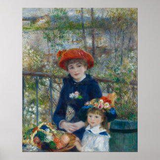 Pierre-Auguste Renoir - Two Sisters Poster