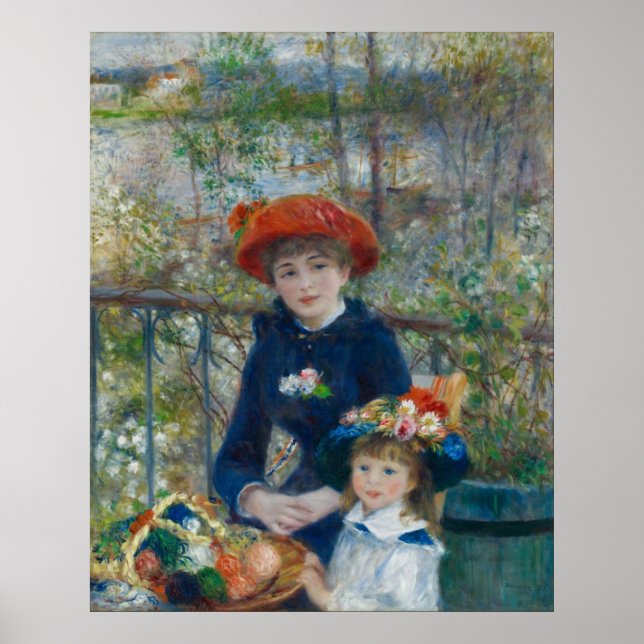 Pierre-Auguste Renoir - Two Sisters Poster (Front)